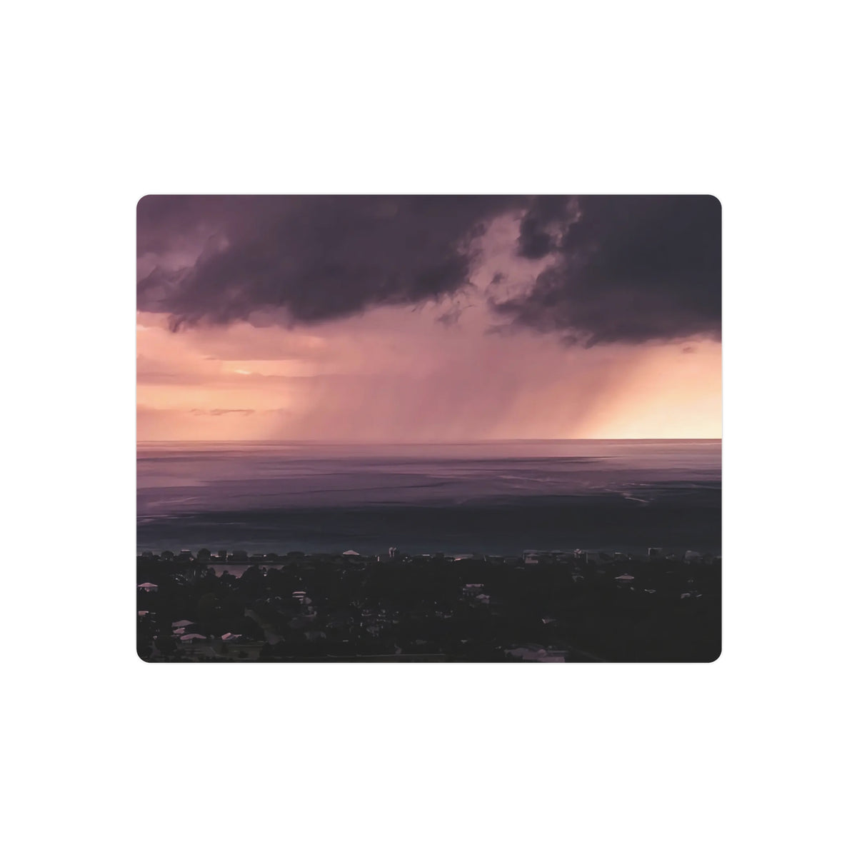 Rain Over 30A | Metal Print