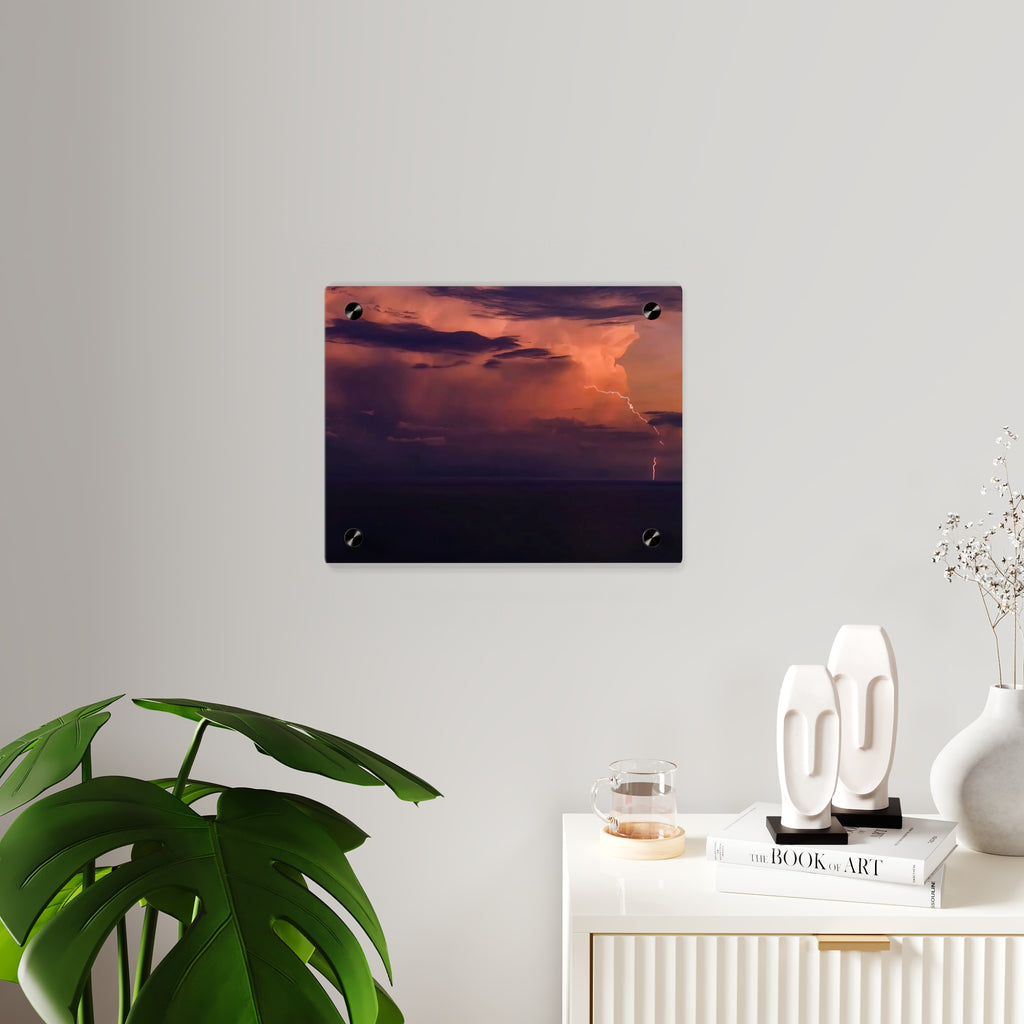 Lightning at Dusk | Acrylic Print