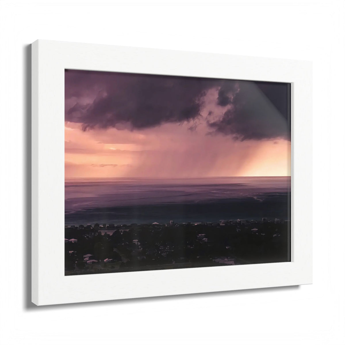 Rain Over 30A | Framed Print