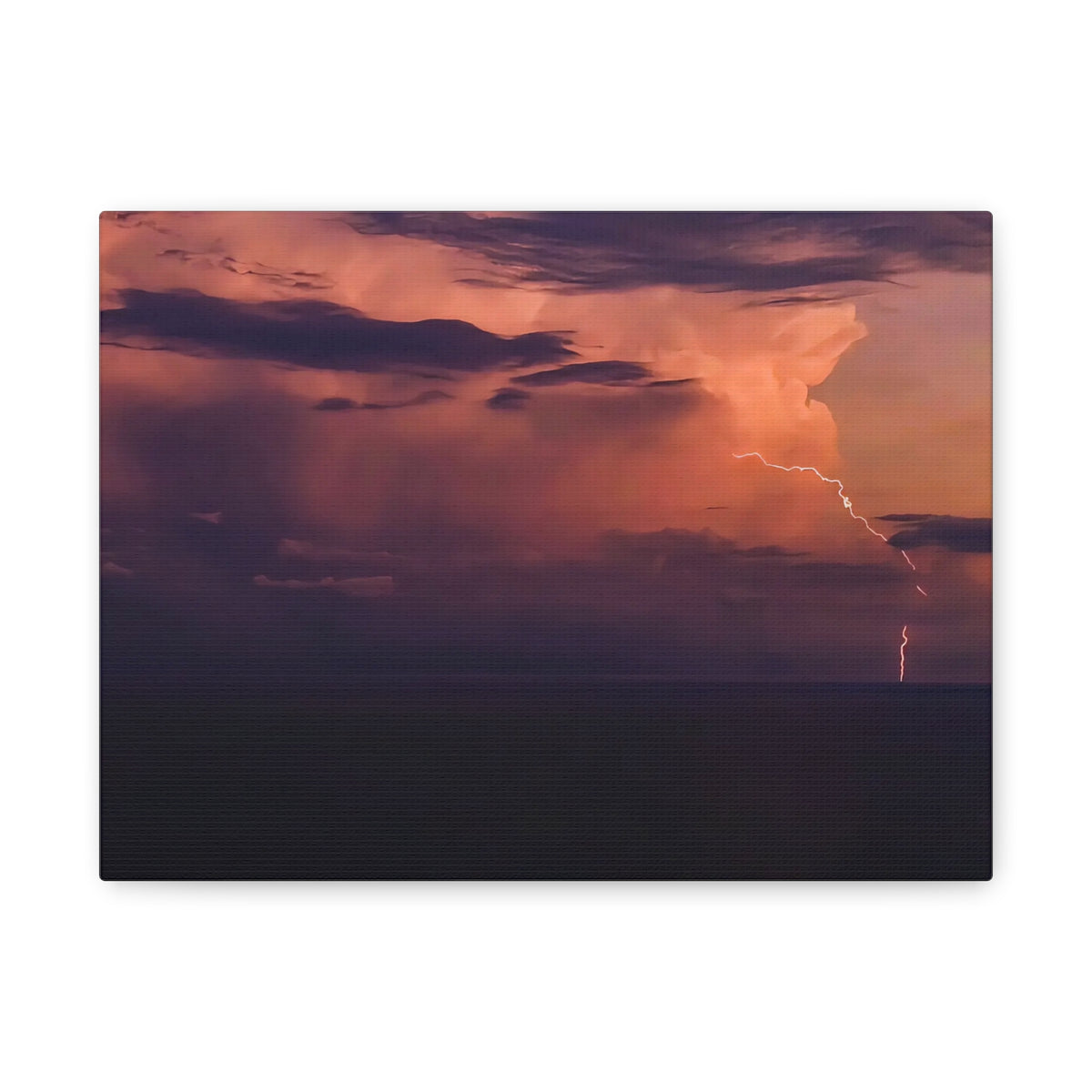 Lightning at Dusk | Canvas Print
