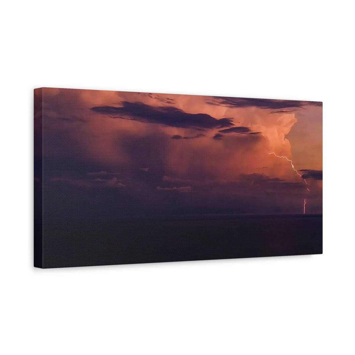 Lightning at Dusk | Canvas Print