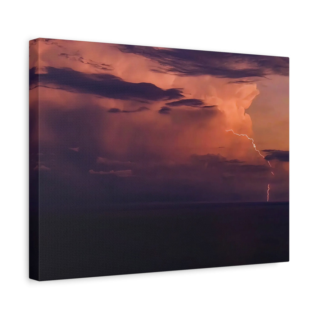 Lightning at Dusk | Canvas Print