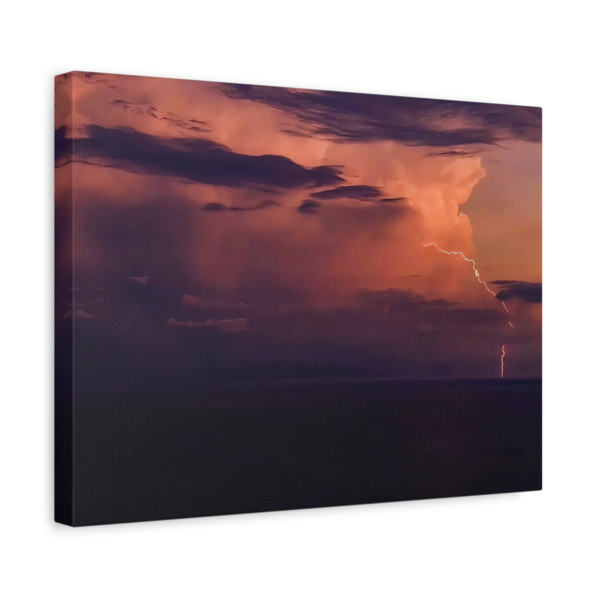 Lightning at Dusk | Canvas Print