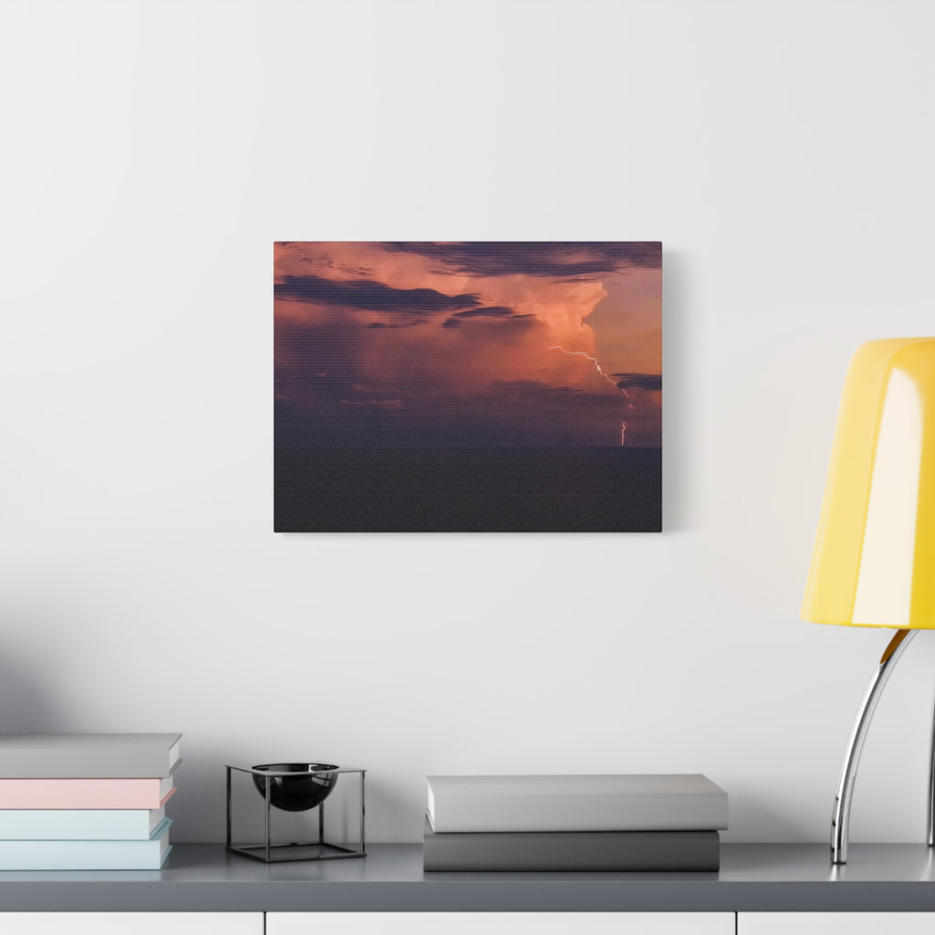 Lightning at Dusk | Canvas Print