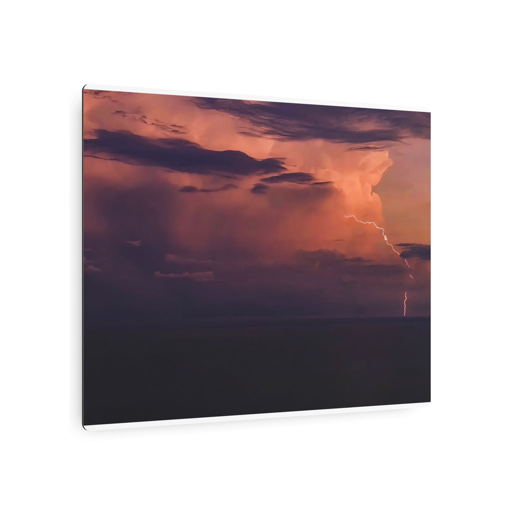 Lightning at Dusk | Metal Print