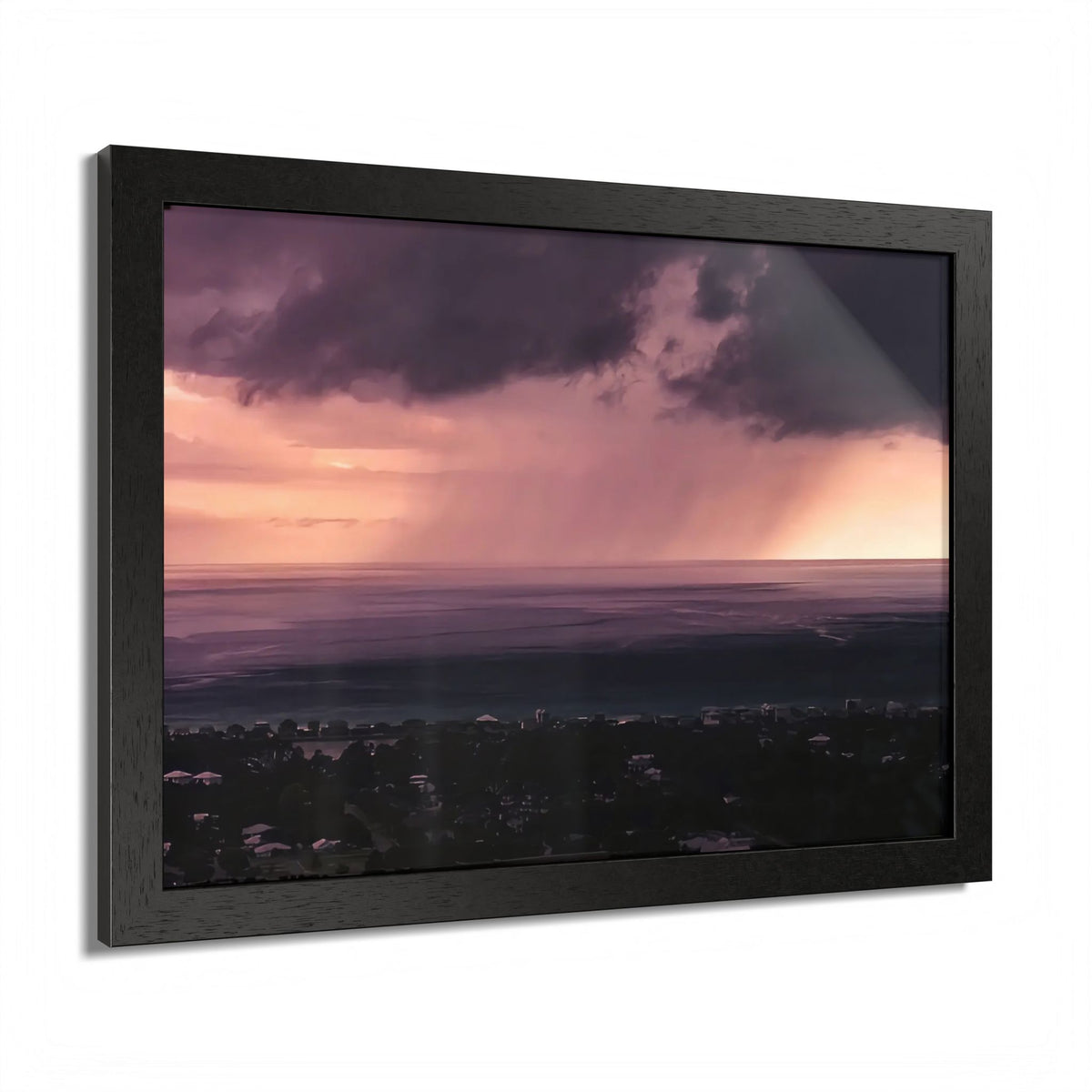 Rain Over 30A | Framed Print