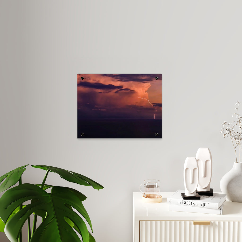 Lightning at Dusk | Acrylic Print