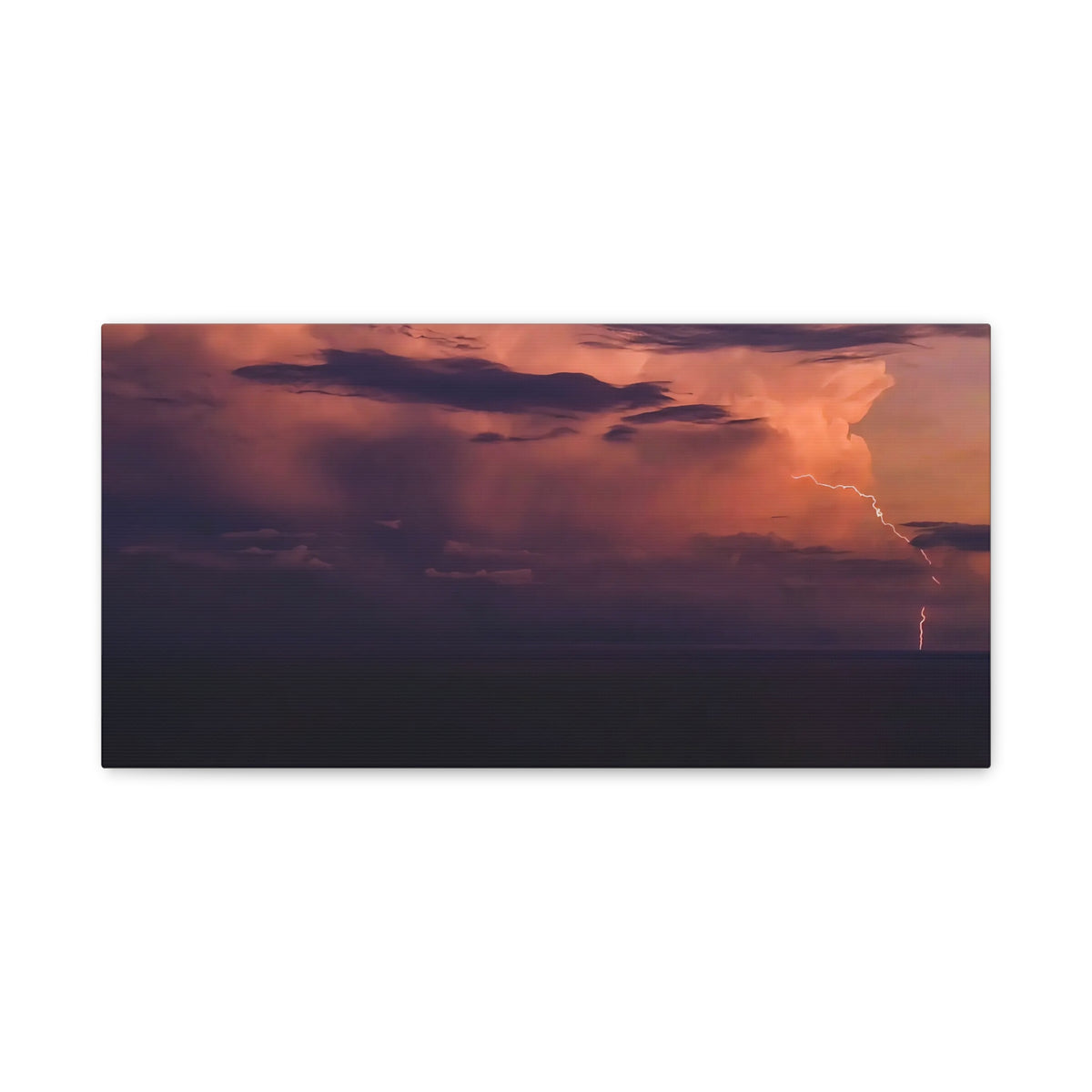 Lightning at Dusk | Canvas Print