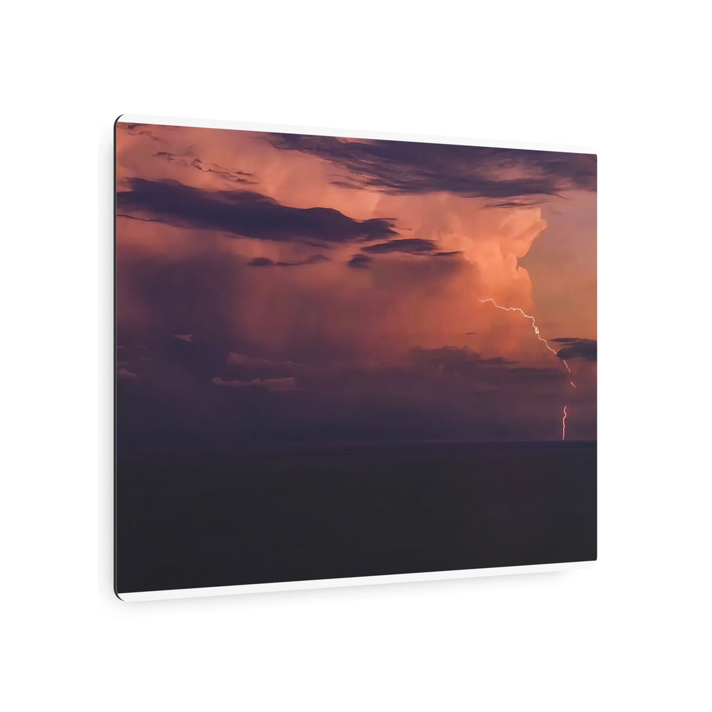 Lightning at Dusk | Metal Print