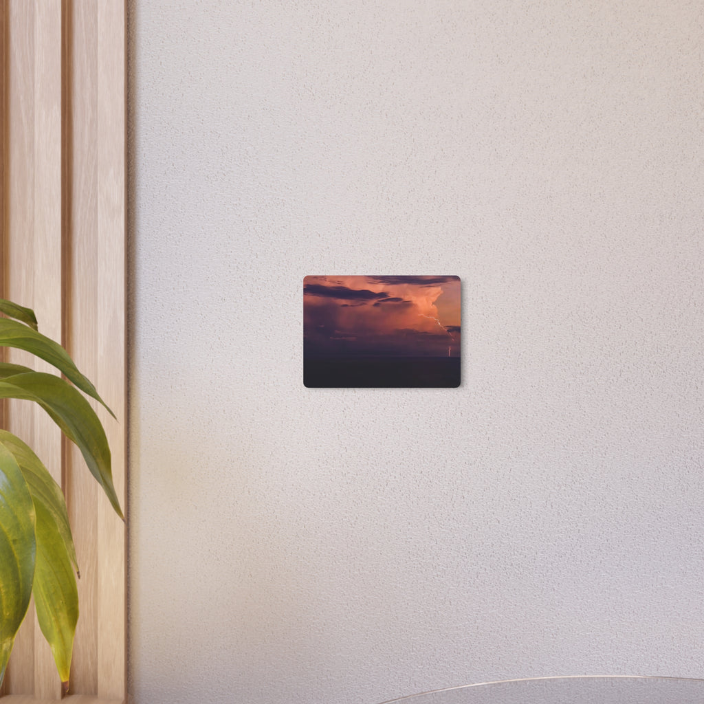 Lightning at Dusk | Metal Print