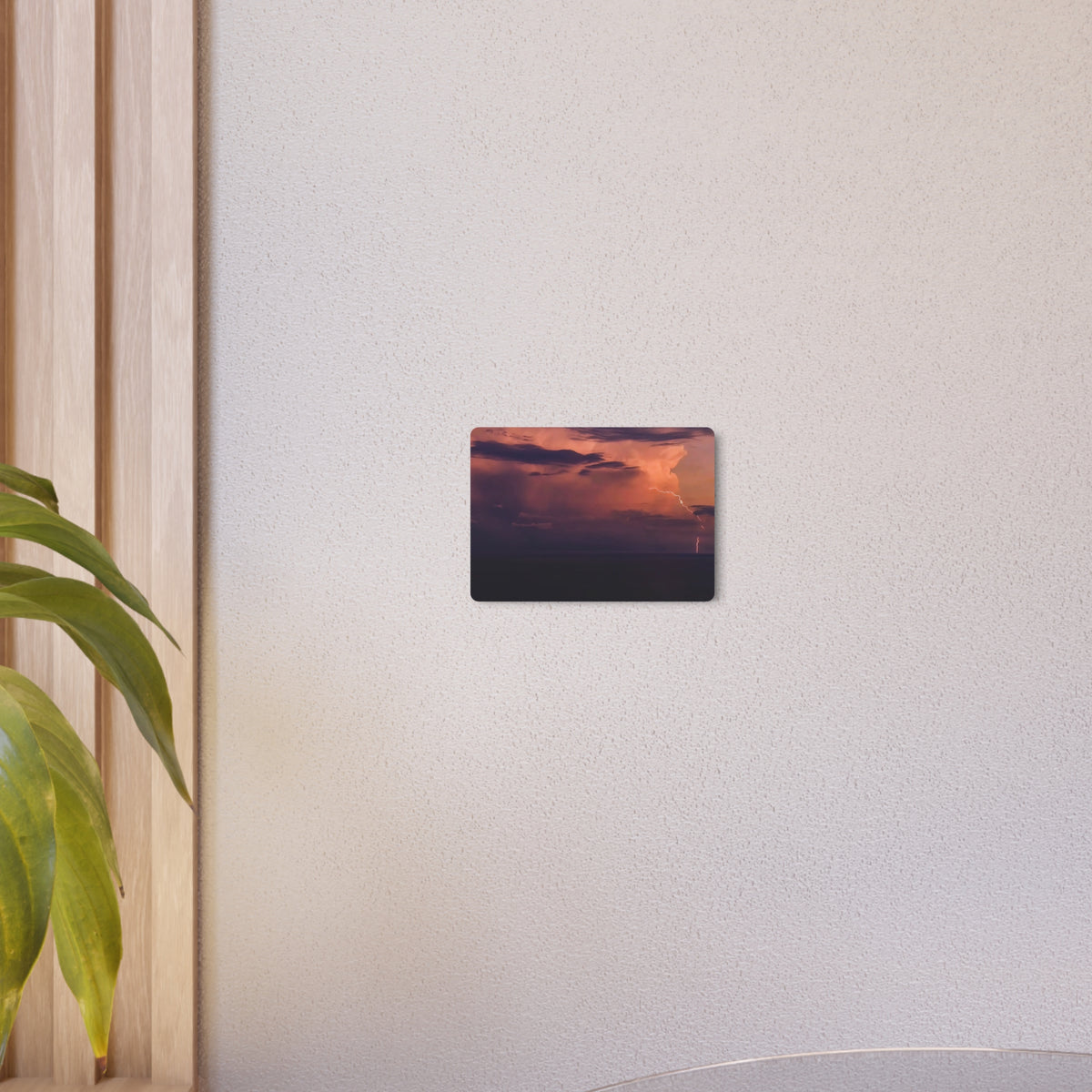 Lightning at Dusk | Metal Print
