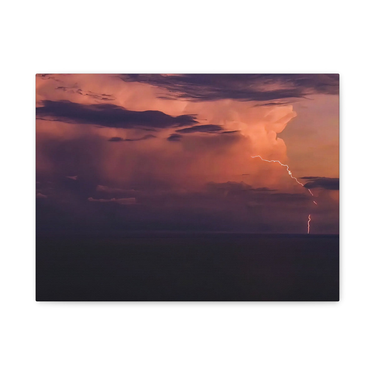 Lightning at Dusk | Canvas Print