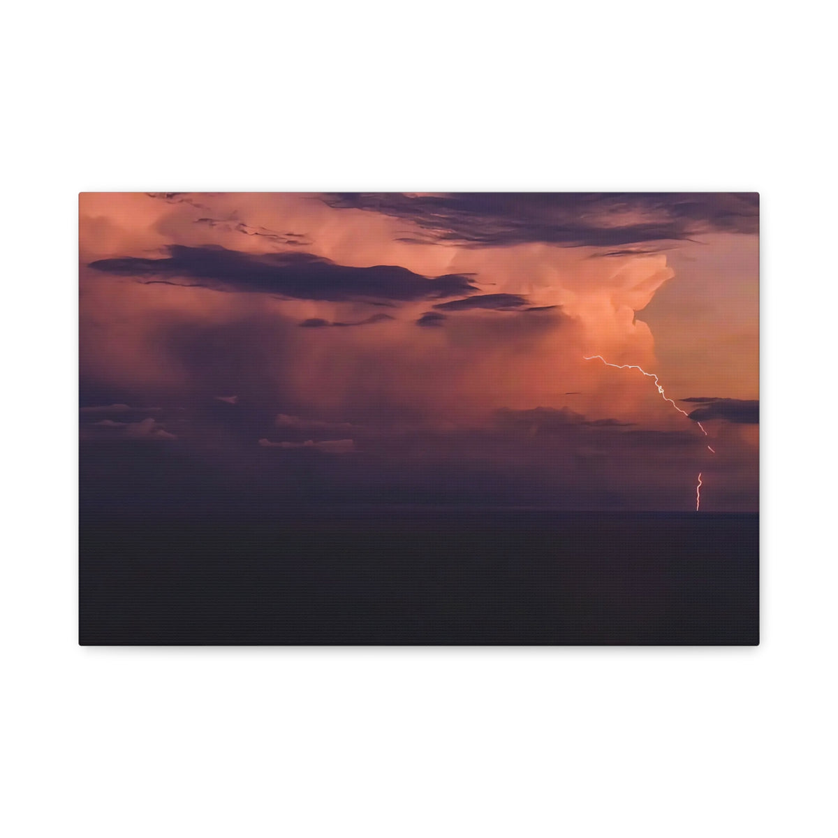 Lightning at Dusk | Canvas Print
