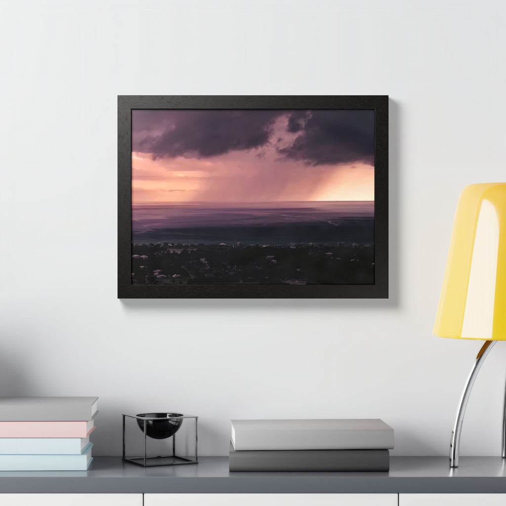 Rain Over 30A | Framed Print