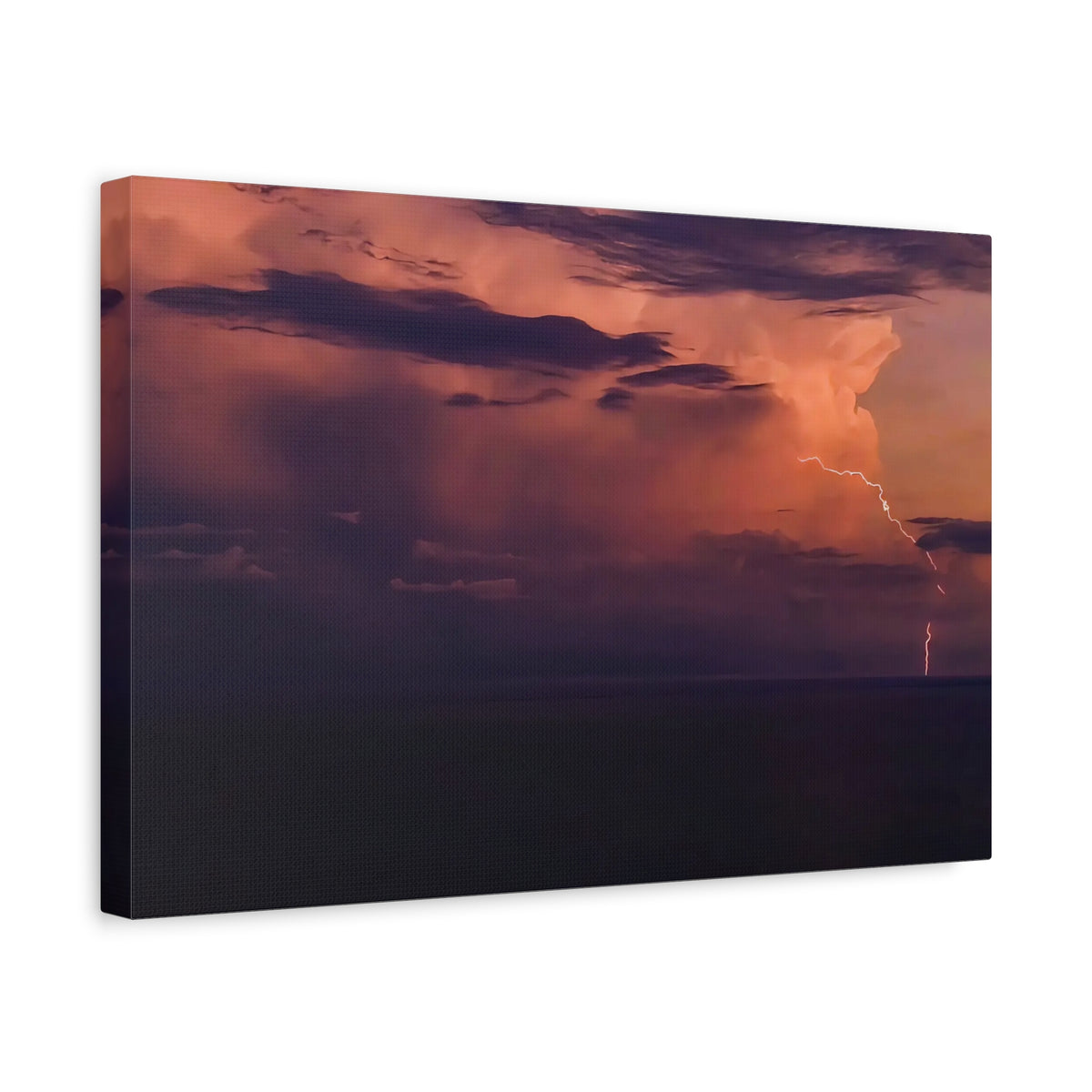 Lightning at Dusk | Canvas Print