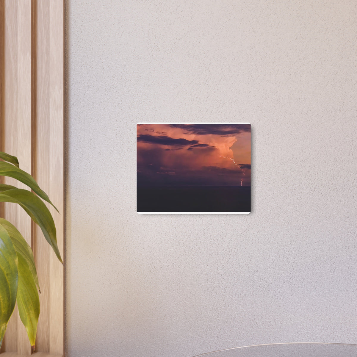 Lightning at Dusk | Metal Print
