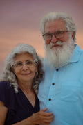 Couple portrait at sunset